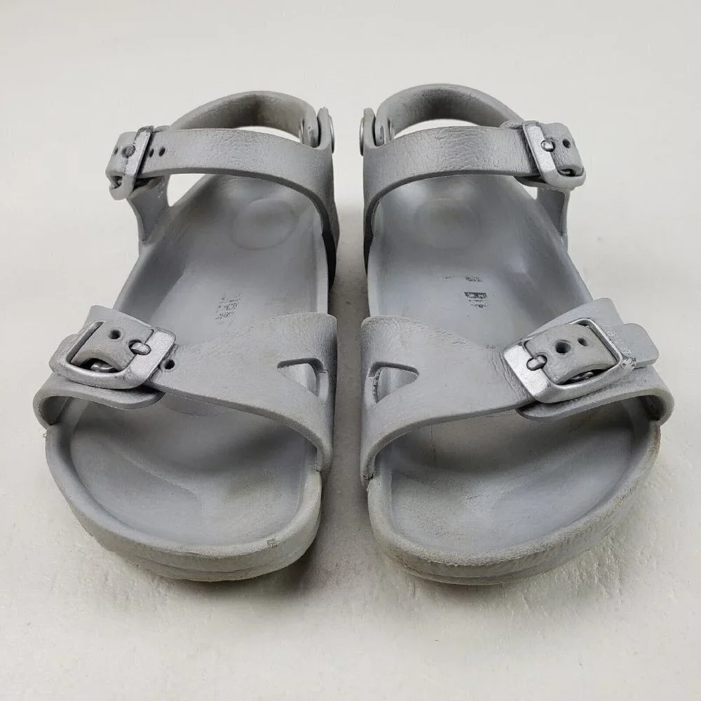 Birkenstock Rio Eva Girls Sandals Size 10-10.5 EU 28 Buckle Slip On Open Toe Kid